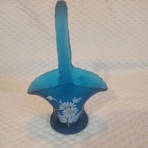 Blue  vintage  basket